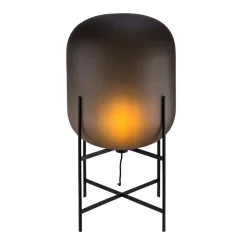 pulpo Gulvlamper|Gulvlamper > gulvlampe Oda Medium, røggrå ætset/sort, 85 cm