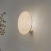 TK Lighting Væglamper > Pulse væglampe, jute-skærm, naturbrun, Ø 30 cm