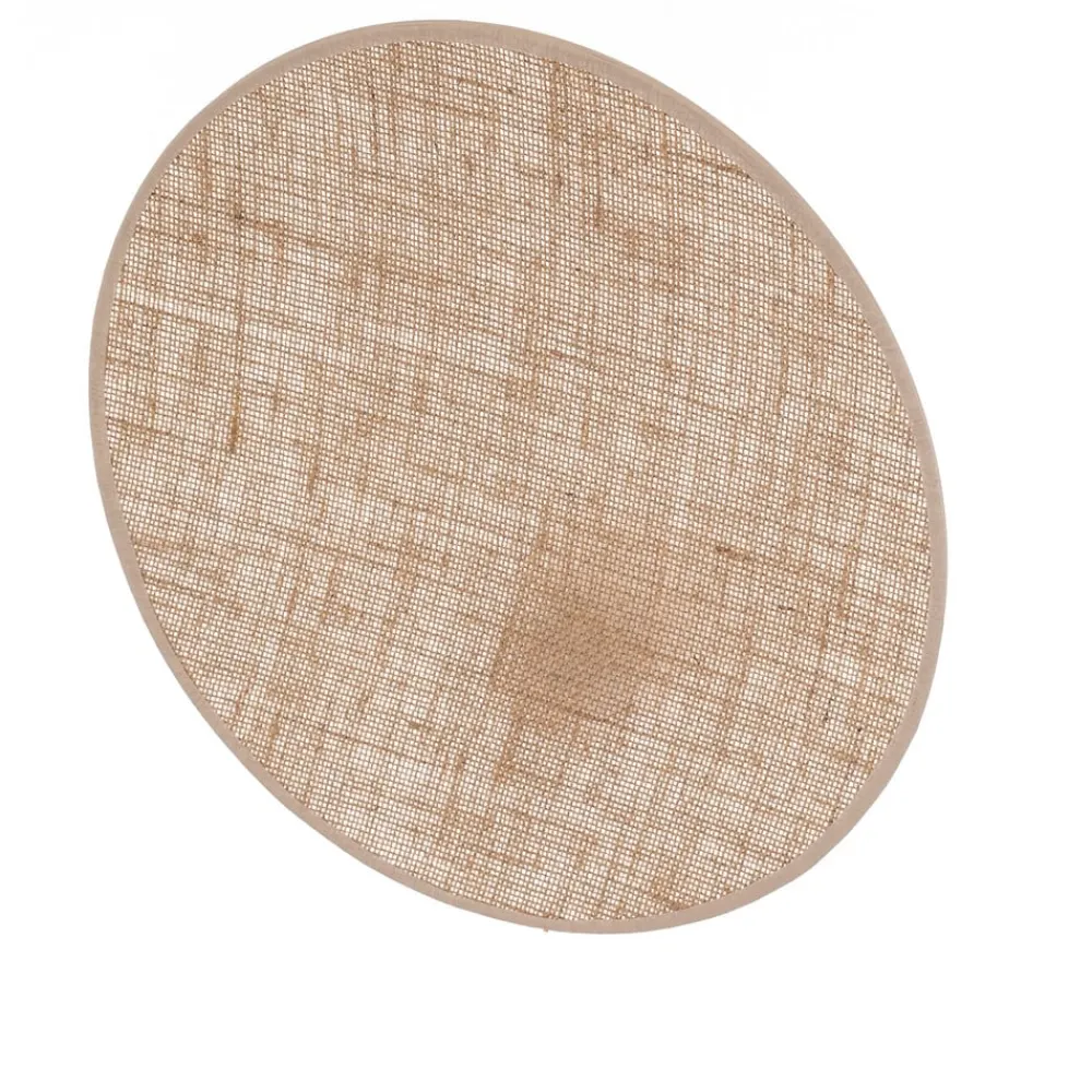 TK Lighting Væglamper > Pulse væglampe, jute-skærm, naturbrun, Ø 30 cm