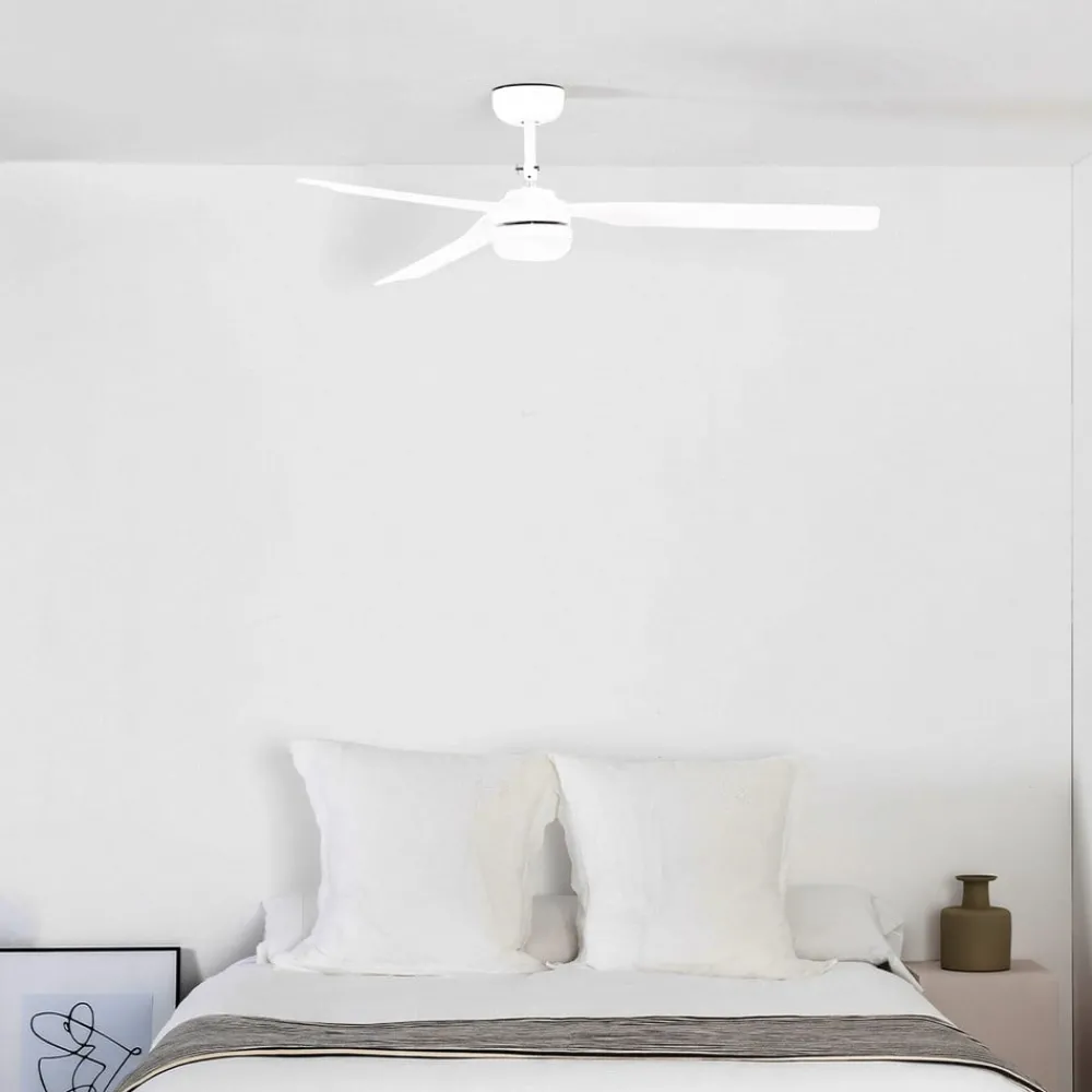FARO BARCELONA Loftventilatorer > Punt M loftventilator, DC, LED-lampe, hvid