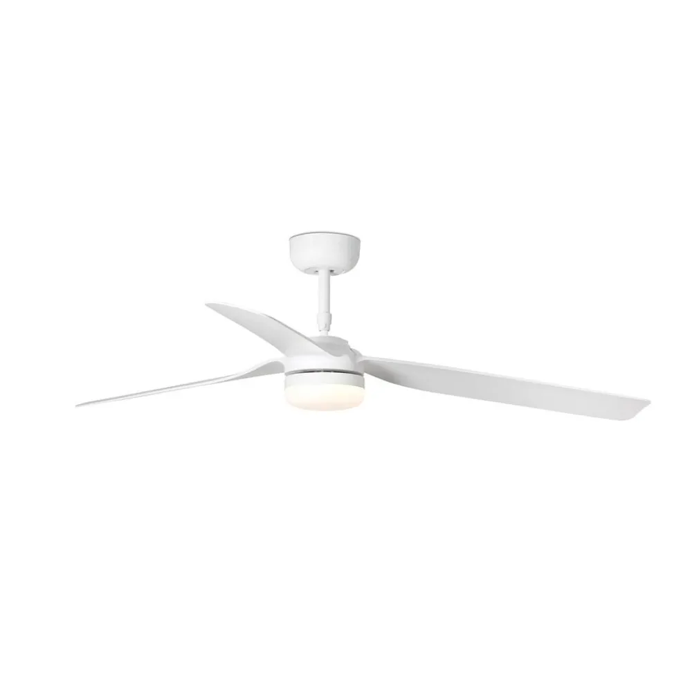 FARO BARCELONA Loftventilatorer > Punt M loftventilator, DC, LED-lampe, hvid