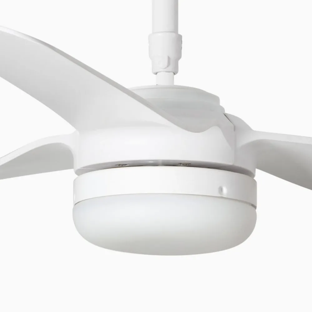 FARO BARCELONA Loftventilatorer > Punt M loftventilator, DC, LED-lampe, hvid