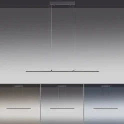 PURE Pendellamper > LED hængelampe Lite, antracit, 100 cm, CCT, dæmpbar