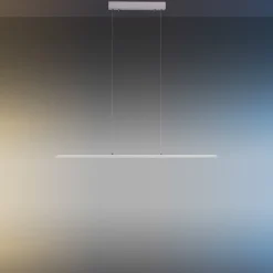 Pendellamper ^ PURE LED hængelampe Lite, sølv, 100 cm, CCT, dæmpbar