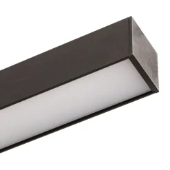 Loftlamper|Loftlamper ^ PURE LED-loftlampe Lines, 110 cm, antracit, CCT, fjernbetjening