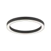 Loftlamper ^ PURE LED-loftlampe Lines, Ø 50 cm, antracit, CCT, fjernbetjening