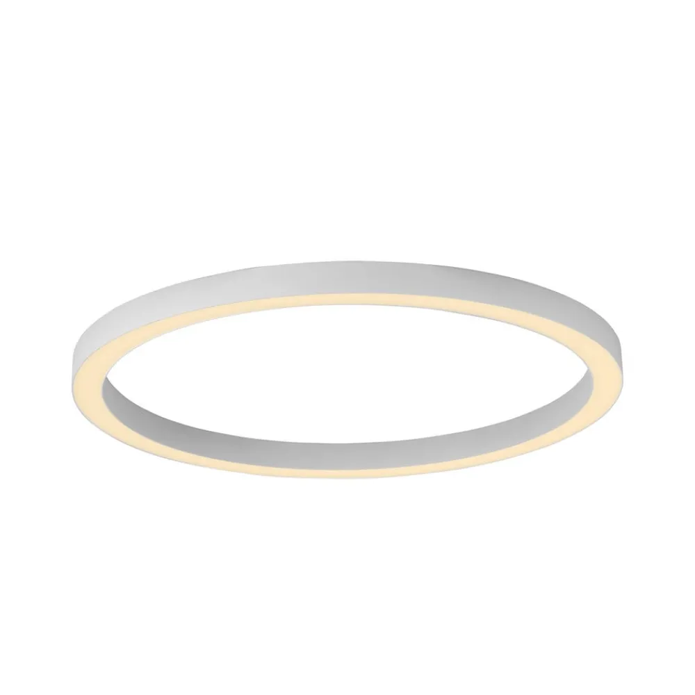PURE Loftlamper|Loftlamper > LED-loftlampe Lines, Ø 70 cm, hvid, CCT-fjernbetjening