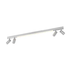 PURE Loftlamper > LED-loftlampe Lines, 120 cm, sølv, fjernbetjening