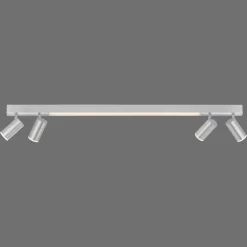 PURE Loftlamper > LED-loftlampe Lines, 120 cm, sølv, fjernbetjening