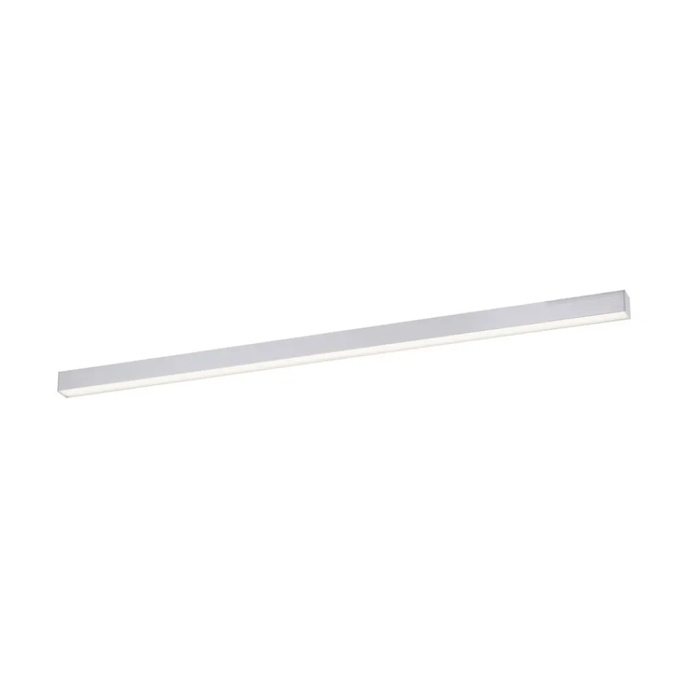 PURE Loftlamper|Loftlamper > LED-loftlampe Lines, 110 cm, sølv, CCT, fjernbetjening