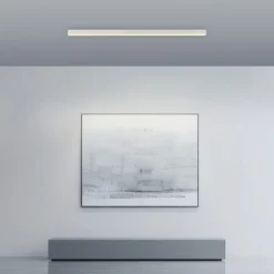 Gang|Loftlamper ^ PURE LED-loftlampe Lines, hvid, 110 cm, CCT, fjernbetjening