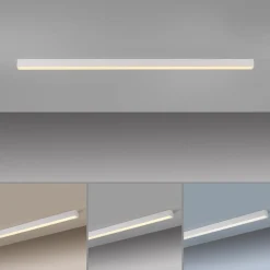 Gang|Loftlamper ^ PURE LED-loftlampe Lines, hvid, 110 cm, CCT, fjernbetjening