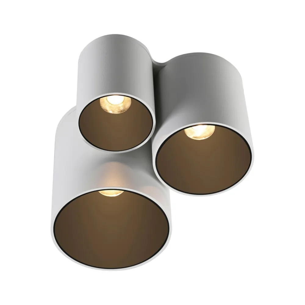 PURE Loftlamper > LED-loftlampe til badeværelset Point, hvid, længde 18 cm, 3 lyskilder