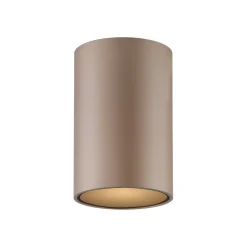 PURE Loftlamper > LED-loftlampe til badeværelset Point, bronzefarvet, Ø 6 cm, IP44