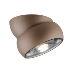 PURE Loftlamper|Spotlights > LED-loftspot Move, Ø 12 cm, bronzefarvet, metal/glas
