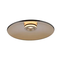 PURE Loftlamper|Loftlamper > loftlampe Moon, bronze, Ø 50 cm, glas/aluminium