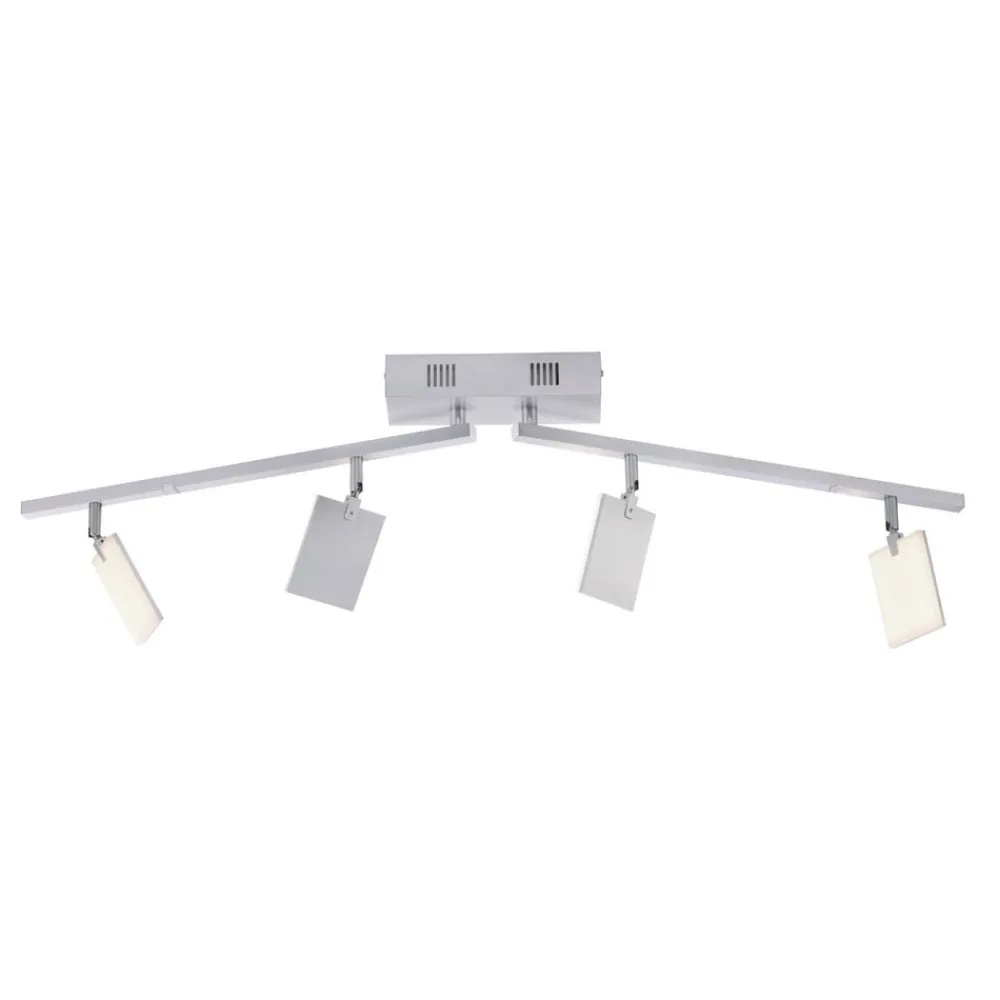 PURE Loftlamper > Mira loftlampe 4 lk, fjernbetjening CCT, alu