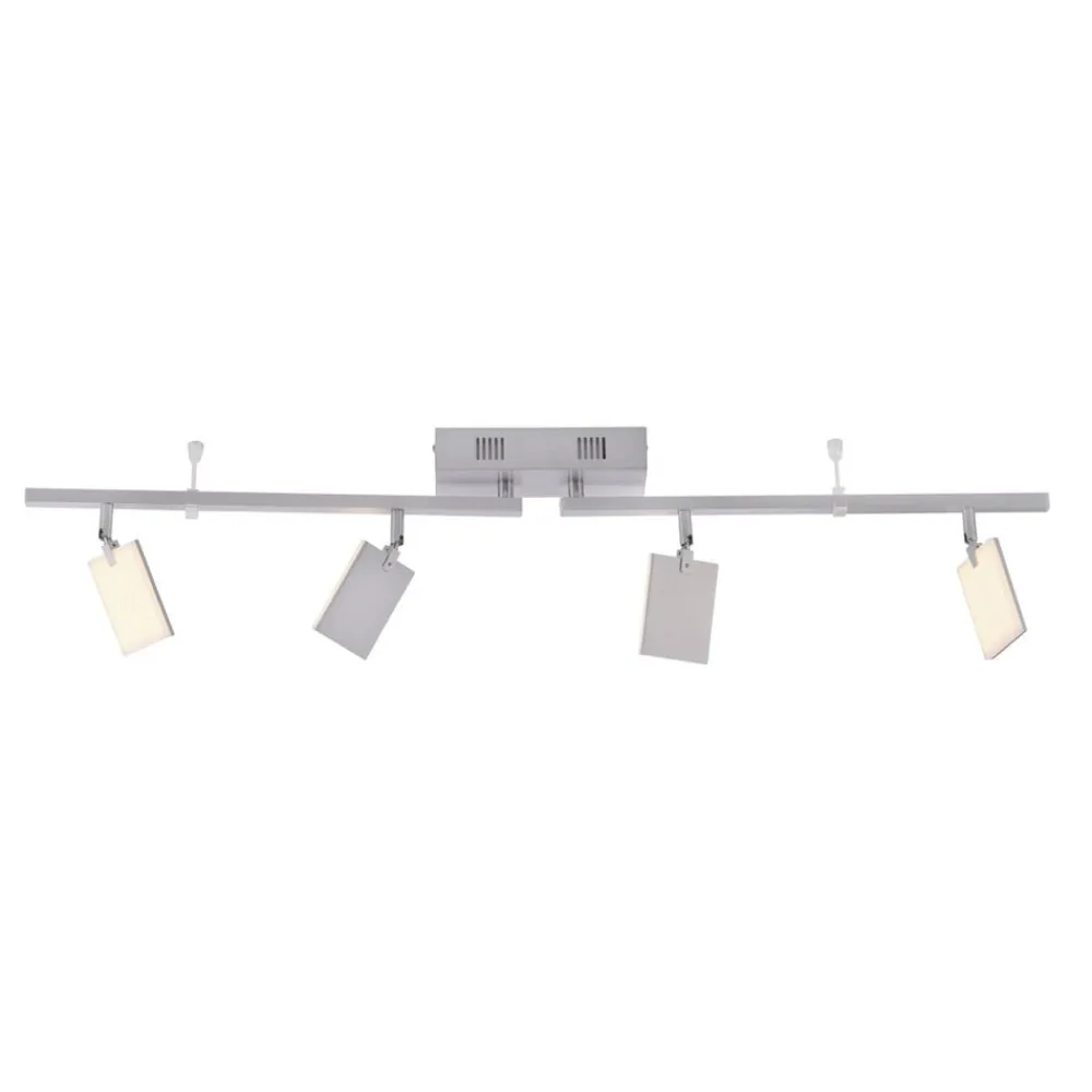 PURE Loftlamper > Mira loftlampe 4 lk, fjernbetjening CCT, alu