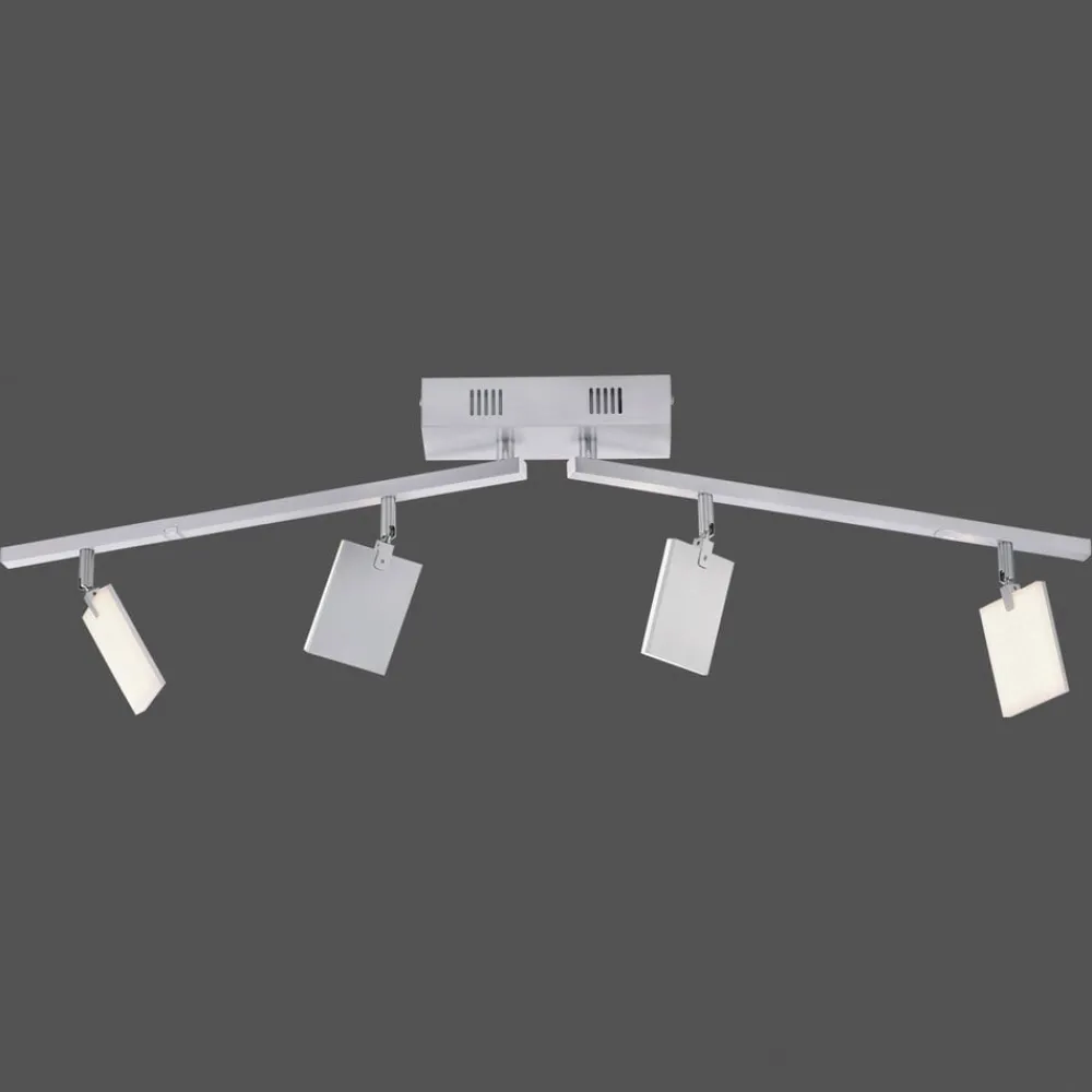 PURE Loftlamper > Mira loftlampe 4 lk, fjernbetjening CCT, alu