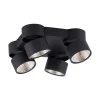 Loftlamper ^ PURE Nola LED-loftlampe, 4 lyskilder, sort