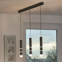 PURE Pendellamper > Vega LED-hængelampe, 3 cylindere, sort