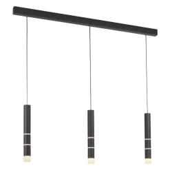 PURE Pendellamper > Vega LED-hængelampe, 3 cylindere, sort