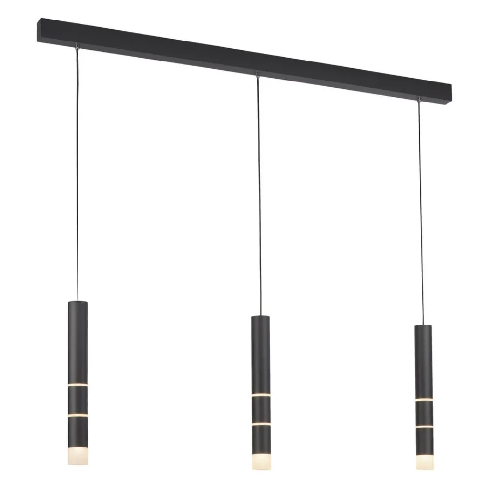PURE Pendellamper > Vega LED-hængelampe, 3 cylindere, sort