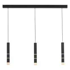PURE Pendellamper > Vega LED-hængelampe, 3 cylindere, sort
