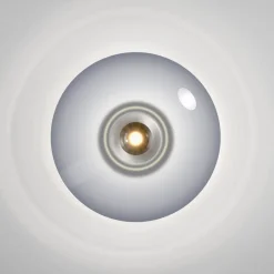 PURE Loftlamper > Vitrum LED loftlampe, grå, glas/aluminium, Ø 45 cm
