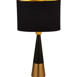 Bordlamper ^ Searchlight Pyramid bordlampe, sort, kobber