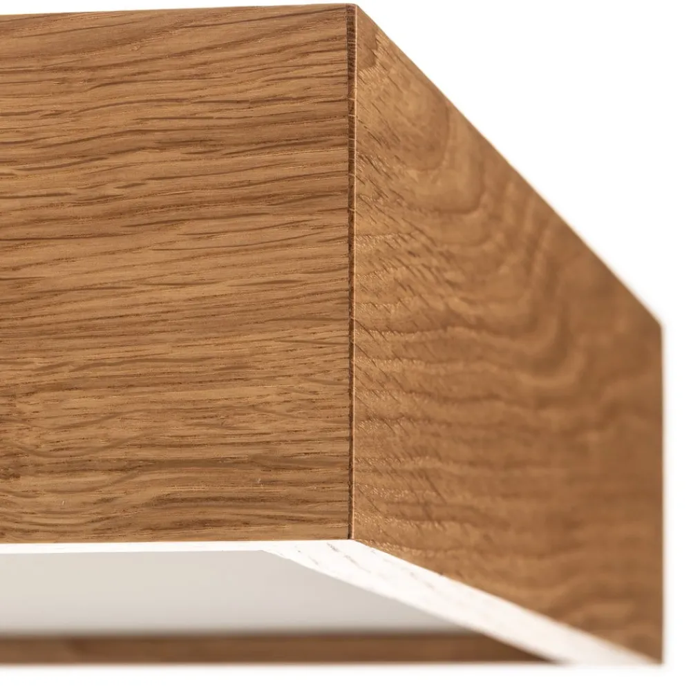 TEMAR LIGHTING Loftlamper > Quatro DR loftlampe med træramme, 38,5 cm