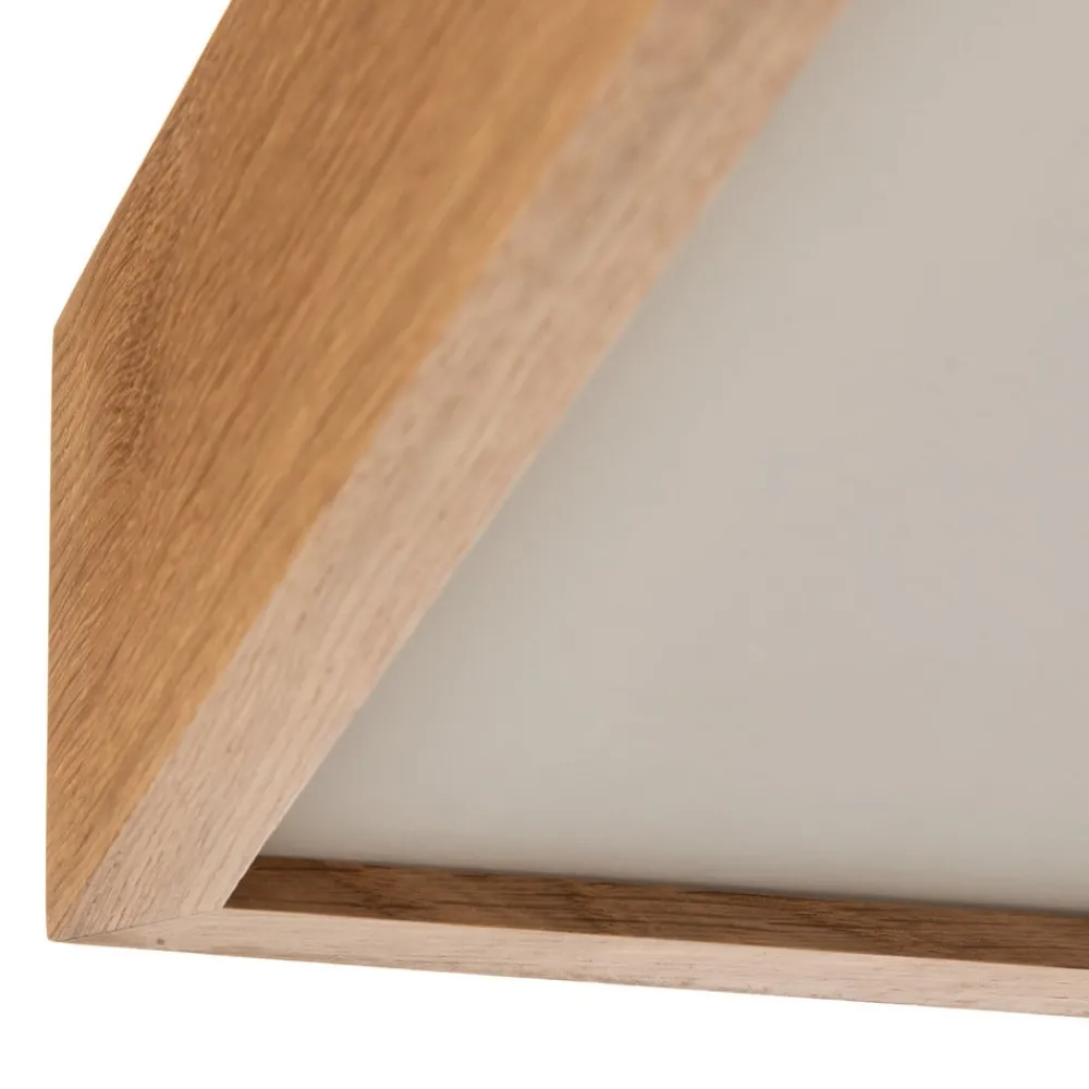 TEMAR LIGHTING Loftlamper > Quatro DR loftlampe med træramme, 38,5 cm
