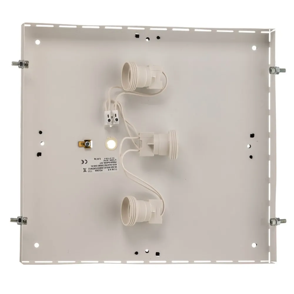 TEMAR LIGHTING Loftlamper > Quatro DR loftlampe med træramme, 38,5 cm