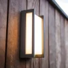 Væglamper ^ LUTEC connect Qubo udendørs LED-væglampe, RGBW smart styring