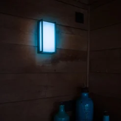 Væglamper ^ LUTEC connect Qubo udendørs LED-væglampe, RGBW smart styring