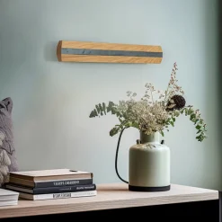 Quitani Væglamper > Elis LED-væglampe, eg/sort