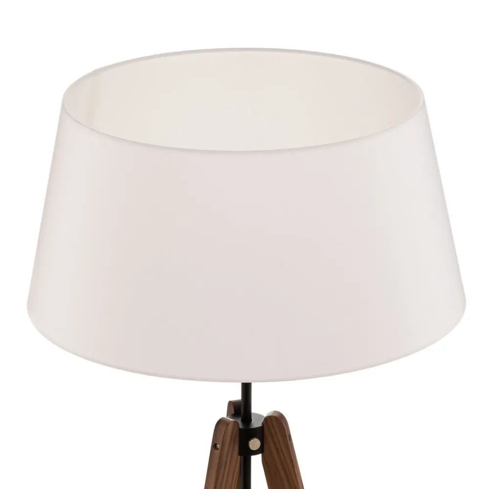 Gulvlamper ^ Quitani gulvlampe Reba, stativ, chintz hvid