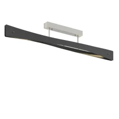 Quitani Loftlamper > LED-loftslampe Lian, sort/aluminium