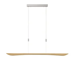 Pendellamper|Pendellamper ^ Quitani LED-pendellampe Hiba, eg natur, længde 148 cm