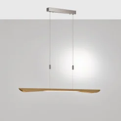 Pendellamper|Pendellamper ^ Quitani LED-pendellampe Hiba, eg natur, længde 148 cm