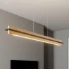 Quitani Pendellamper > LED-pendellampe Lexa, eg/sort, længde 118 cm