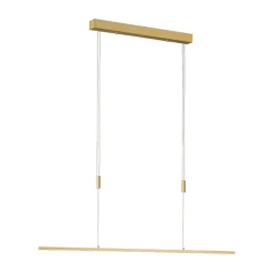 Quitani Pendellamper|Pendellamper > LED-pendellampe Tolu, længde 119 cm, messing