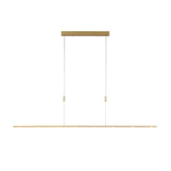 Pendellamper|Pendellamper ^ Quitani LED-pendellampe Tolu, længde 179 cm, messing