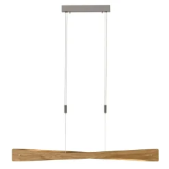 Pendellamper|Pendellamper ^ Quitani LED-pendel Lian, egetræ