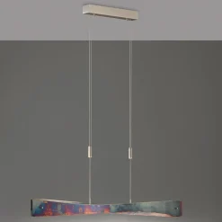 Pendellamper|Pendellamper ^ Quitani LED-pendel Lian, guldoxideret