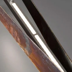 Pendellamper|Pendellamper ^ Quitani LED-pendel Lian, guldoxideret