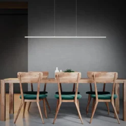 Quitani Pendellamper > LED-pendel Margita, længde 118 cm, sølv