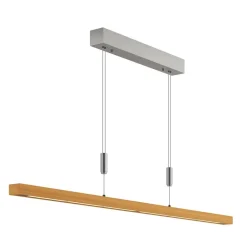 Pendellamper ^ Quitani LED-pendel Nora, eg natur, længde 118 cm