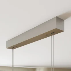 Pendellamper ^ Quitani LED-pendel Nora, eg natur, længde 118 cm