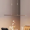 Quitani Pendellamper|Pendellamper > LED-pendel Tolu, nikkel, længde 118 cm